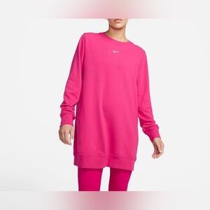 Nike Women's One Dri-FIT Crew Tunic - Fireberry - Large - New with Tags